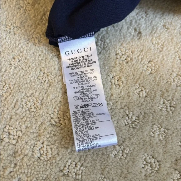 Gucci Navy Polo Shirt romper - Picture 7 of 7